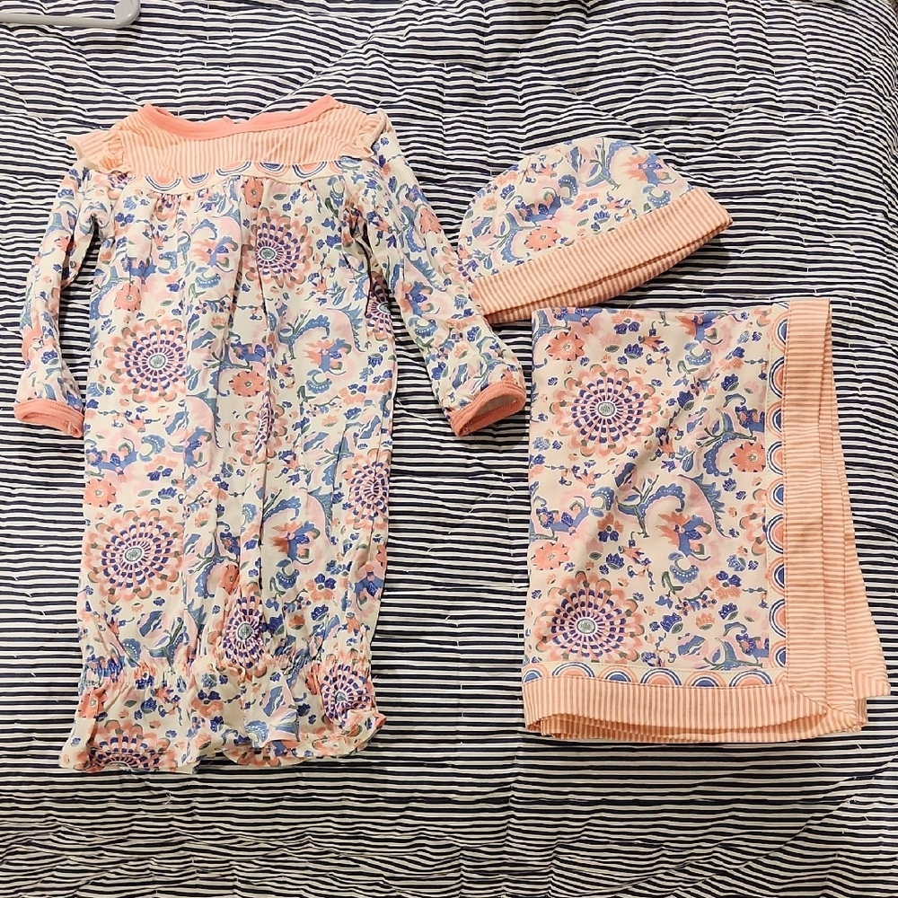 Little Maven Girls 3 Piece Floral Set